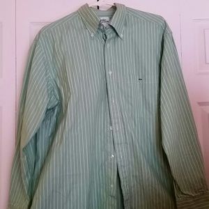 Men's Lacoste Button Up Dress Shirt