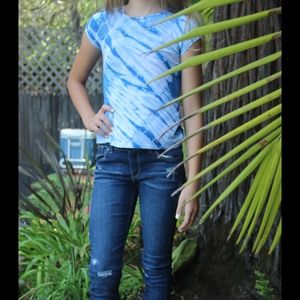 Beautiful Blue Tie-Dye Tee