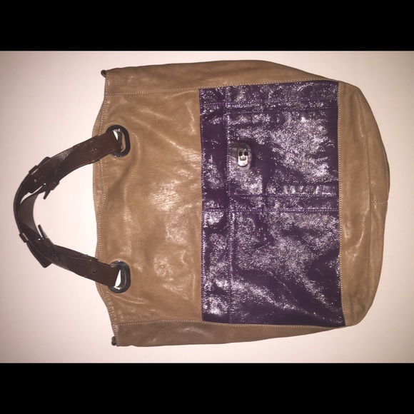 Marni Handbags - Marni Brown & Purple Leather Bag
