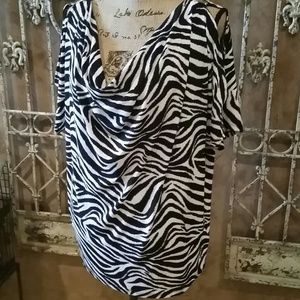 FLASH SALE. Michael Kors zebra print Top 1X