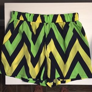 Chevron shorts