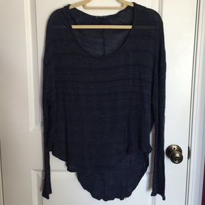 Brandy Melville Super Soft Oversized Navy Sweater