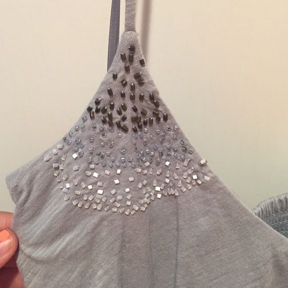 Layered grey/blue dress - Picture 3 of 3