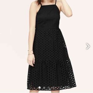 Black Eyelet dress