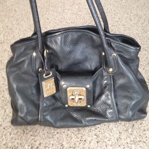 B Makowsky Leather Shoulder Bag