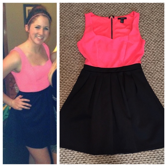 Hot Pink Skater Dress