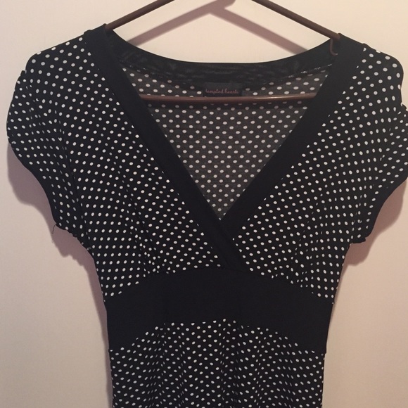 Black with White polka dot dress - Picture 2 of 3