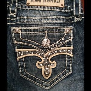 Rock revival size 28 Esther cuff straight