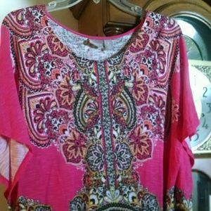 SOLDChico's paisley batwing top NWOT