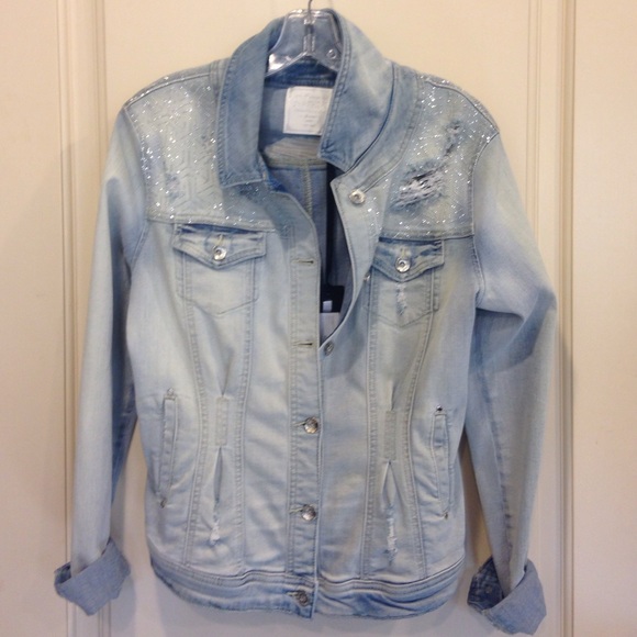 RIPPED DENIM JACKET - Picture 2 of 4