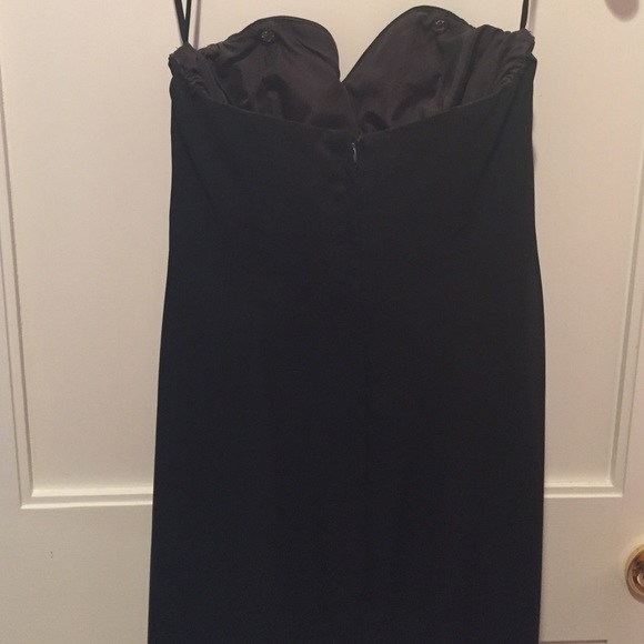 Black strapless prom dress - Picture 3 of 4