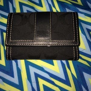 Black coach wallet