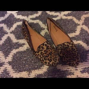 Leopard loafers