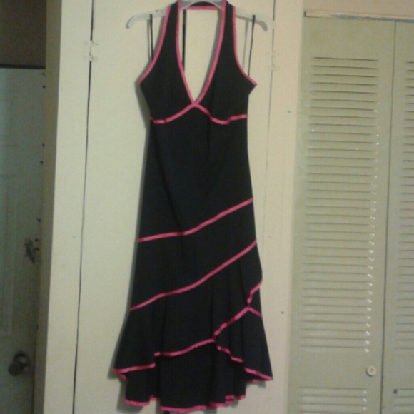 Taboo New Black and Fuschia Party Dress Never Worn
