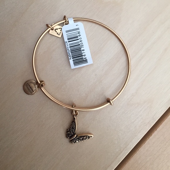 Gold butterfly Alex and Ani
