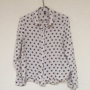 Button Up H&M Cross Shirt