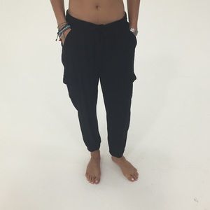 Black joggers