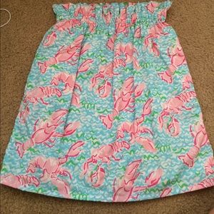 Custom made Lilly Pulitzer Lobstah Roll skirt