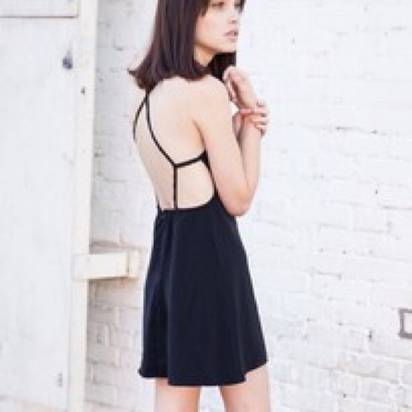 Black Brandy Melville backless Rin dress
