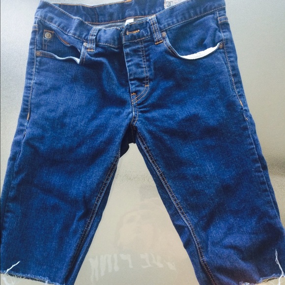 Guys DC Denim cut-offs