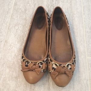 Sorry topside calf hair leopard flats