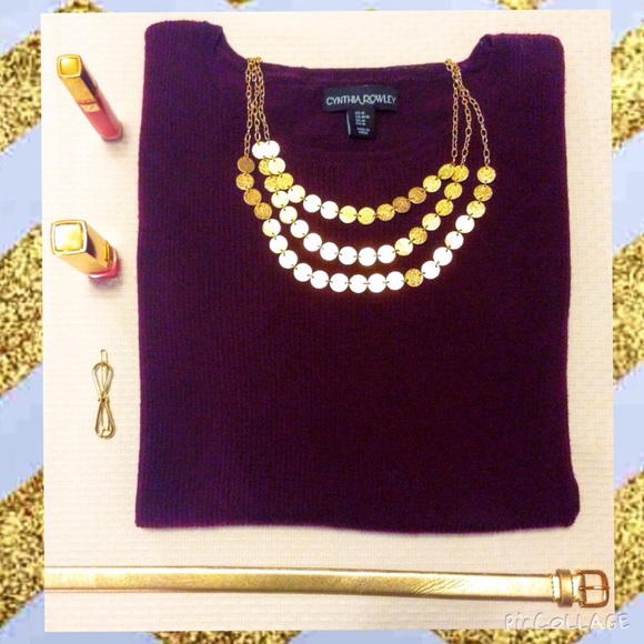 Cynthia Rowley Sweaters - Cynthia Rowley cozy maroon sweater.
