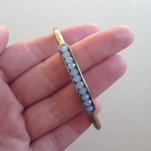 Bronze Bracelet with Beading Detail