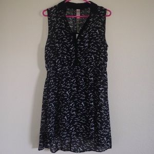 No Boundaries Collared Bird Dress