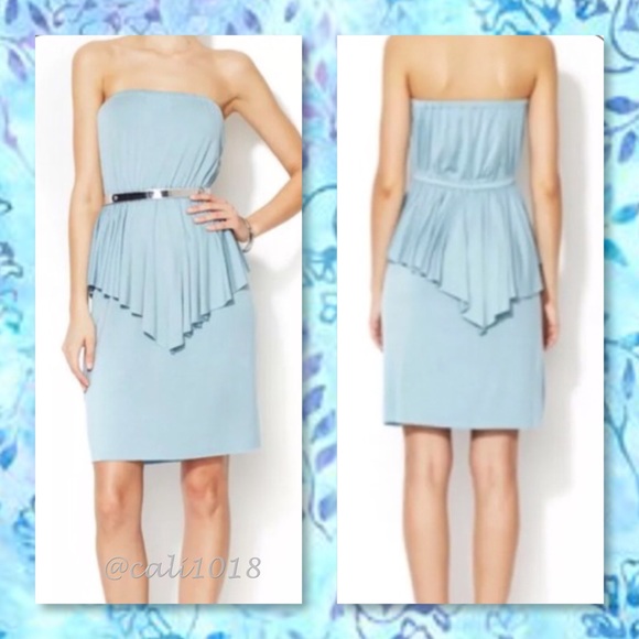 NWT Rachel Pally Byrd Seaglass Peplum Dress Sz S - Picture 3 of 4