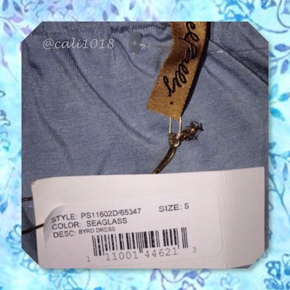 NWT Rachel Pally Byrd Seaglass Peplum Dress Sz S - Picture 4 of 4