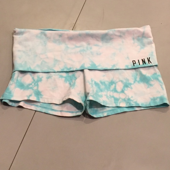 Victoria's Secret PINK yoga shorts.