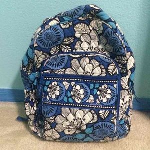 Vera Bradley Blue Bayou Campus Backpack