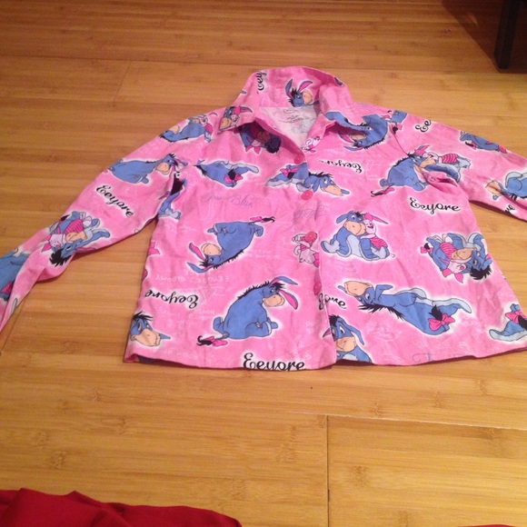 Super cute Disney Eeyore flannel jammies