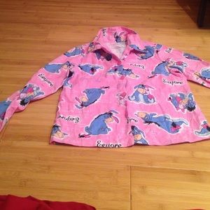 Super cute Disney Eeyore flannel jammies