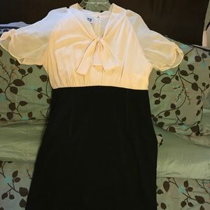 Anne Klein Dress (beige with black )