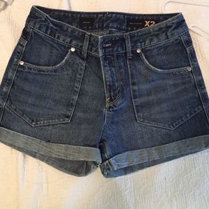 Express high waist denim shorts!