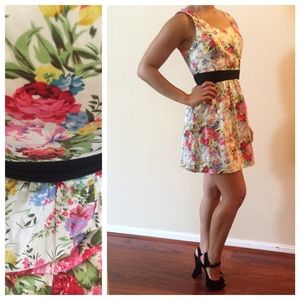Flirty floral dress