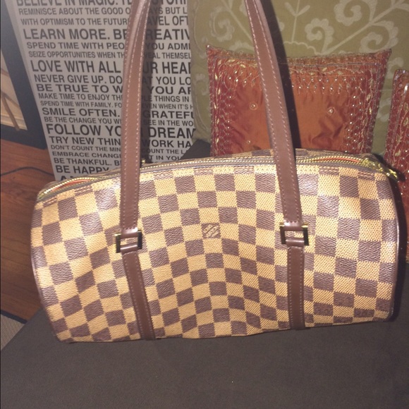 LOUIS VUITTON Damier event papillon handbag