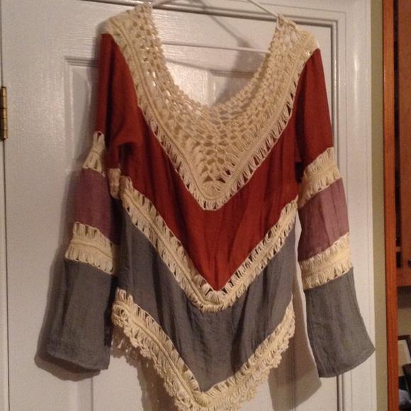 Super cute BOHO top one size ...