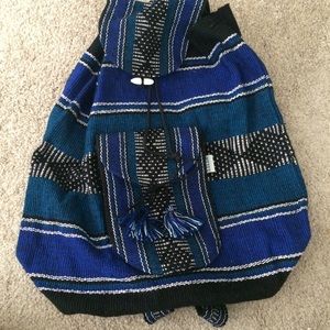 Woven backpack