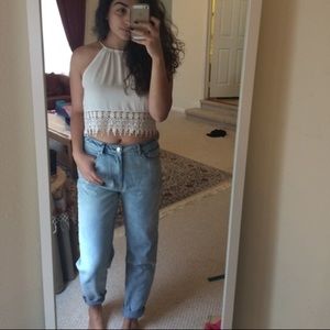 Light Washed High Waisted Jeans