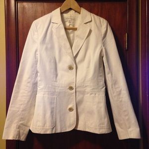 Banana Republic white blazer