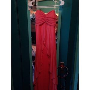 JcPenny strapless prom dress