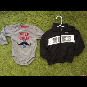 Nike Jacket & Long Sleeve Onesie