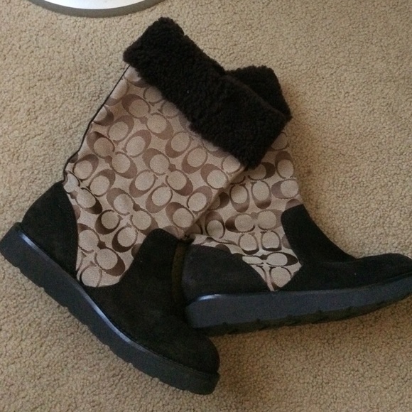 Coach winter boots