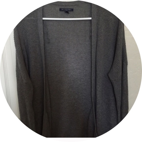 Gray American Eagle Cardigan