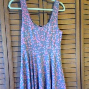 Floral print pink free people dress