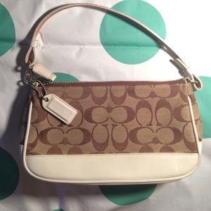 Authentic COACH Signature Demi Pouch Purse