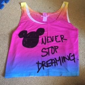 FreshTops Disney Never Stop Dreaming