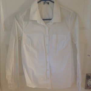 Jcrew white button down